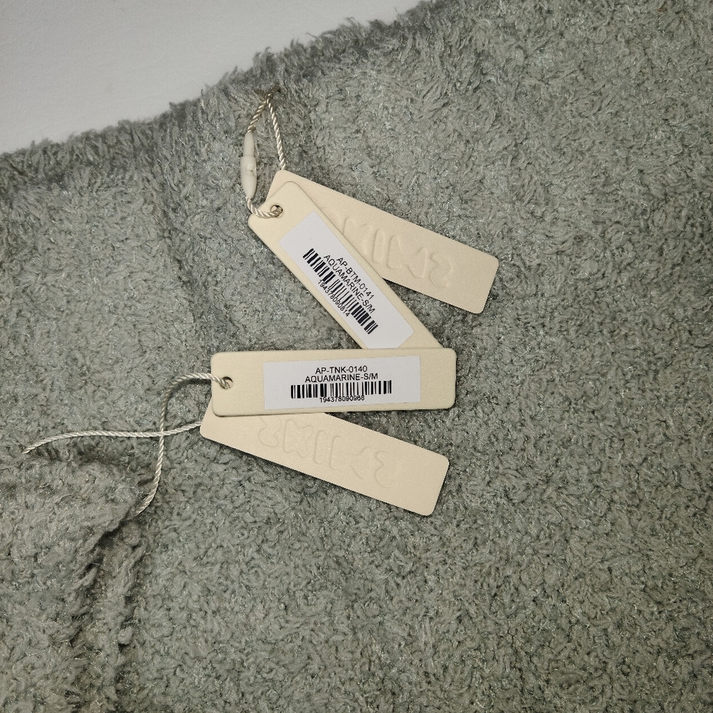 NWT SKIMS cozy aqua tank/short set - Picture 4 of 4